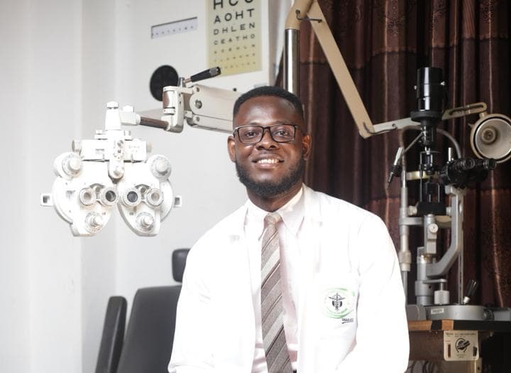 Dr Alphaeus Asamoah Amoasi, founder and lead optometrist at Lead Opticals