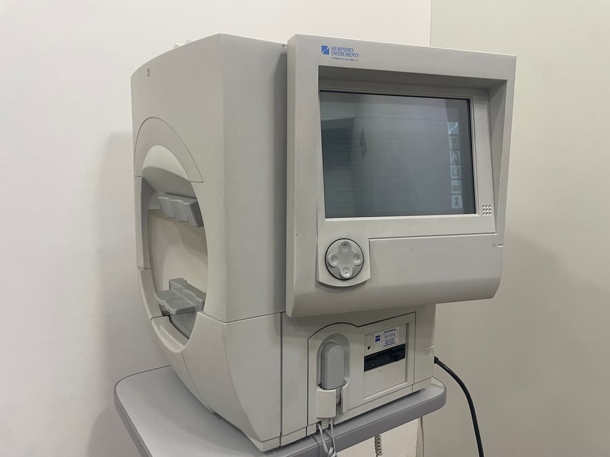 Visual field testing
